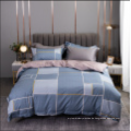 Großhandel benutzerdefinierte reine Baumwolle Stickerei Bettbezug-Set